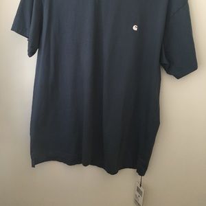 CARHARTT WIP tee in Stone Blue Madison Logo